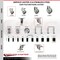 Service Caster 3 Inch 316SS Gray Poly Swivel 1-7/8 Inch Expanding Stem Caster Lock Brake SCC SCC-SS316TTLEX20S314-PPUB-178 - alternate 2